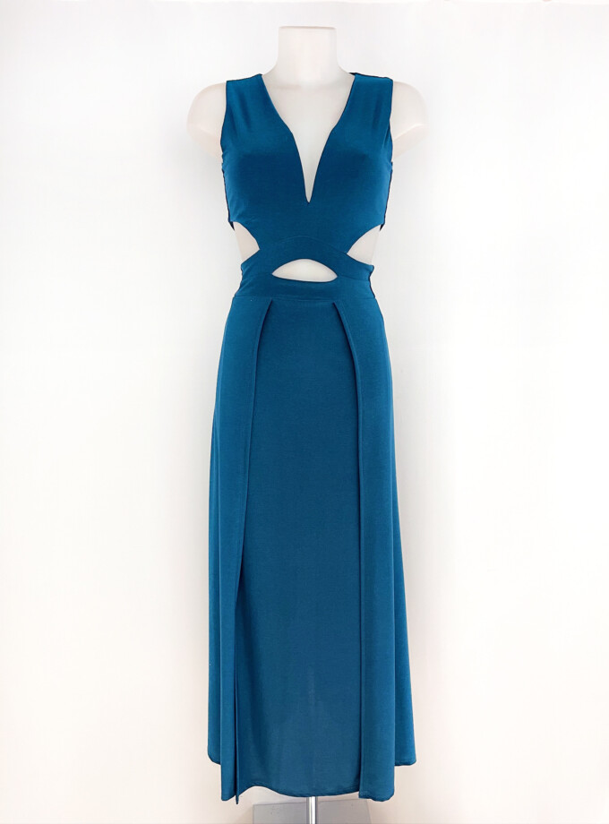 Vestido Aberturas Cintura