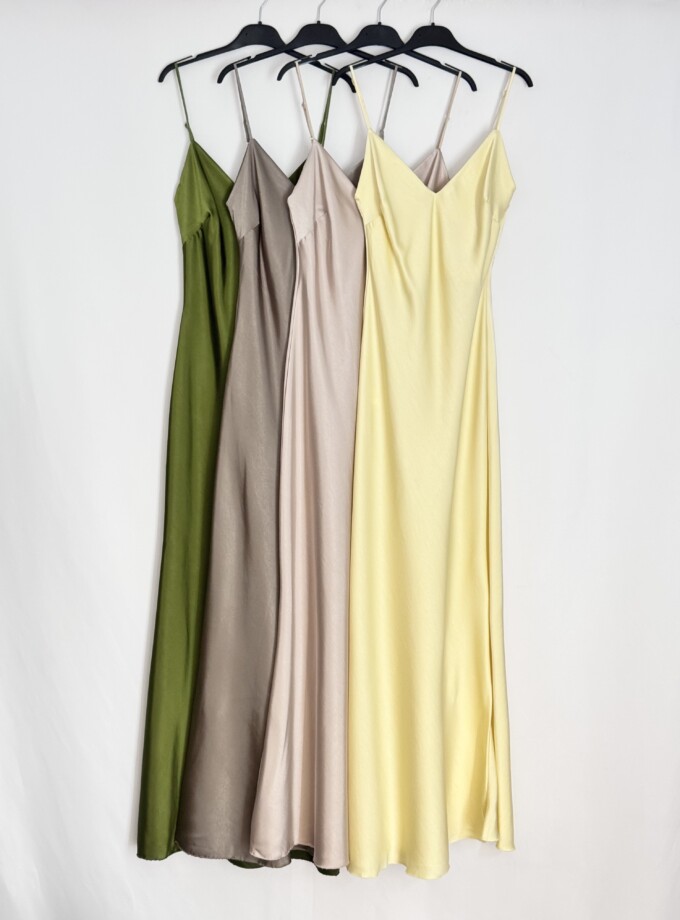 Vestido Tirantes Seda