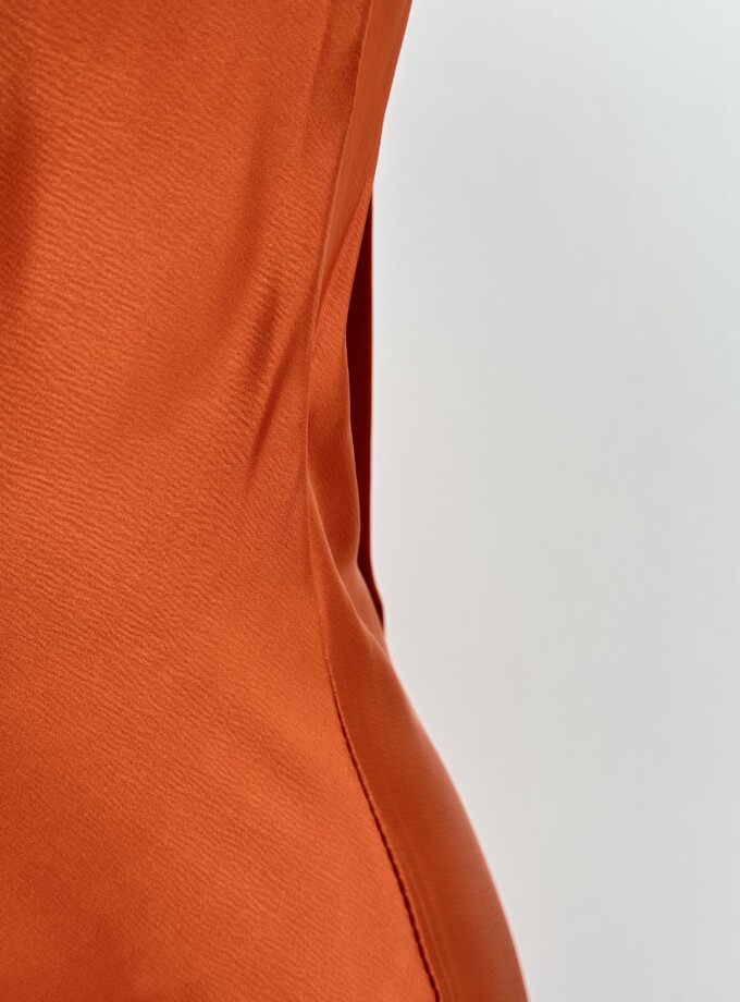 Vestido Tirantes Seda Volante Pashmina