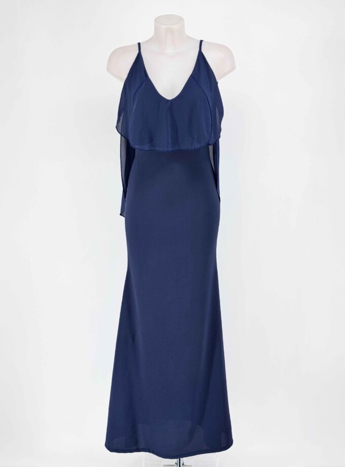 Vestido Capa Gasa Tirantes