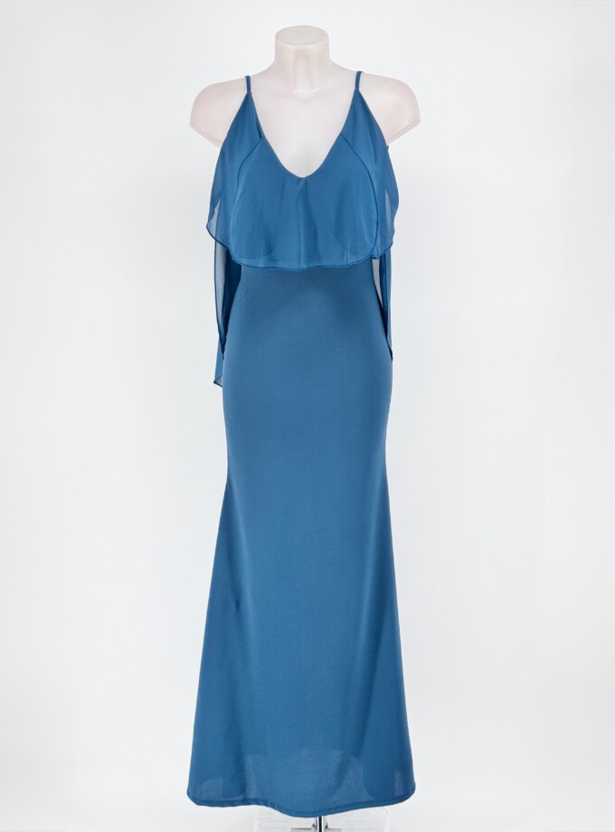 Vestido Capa Gasa Tirantes