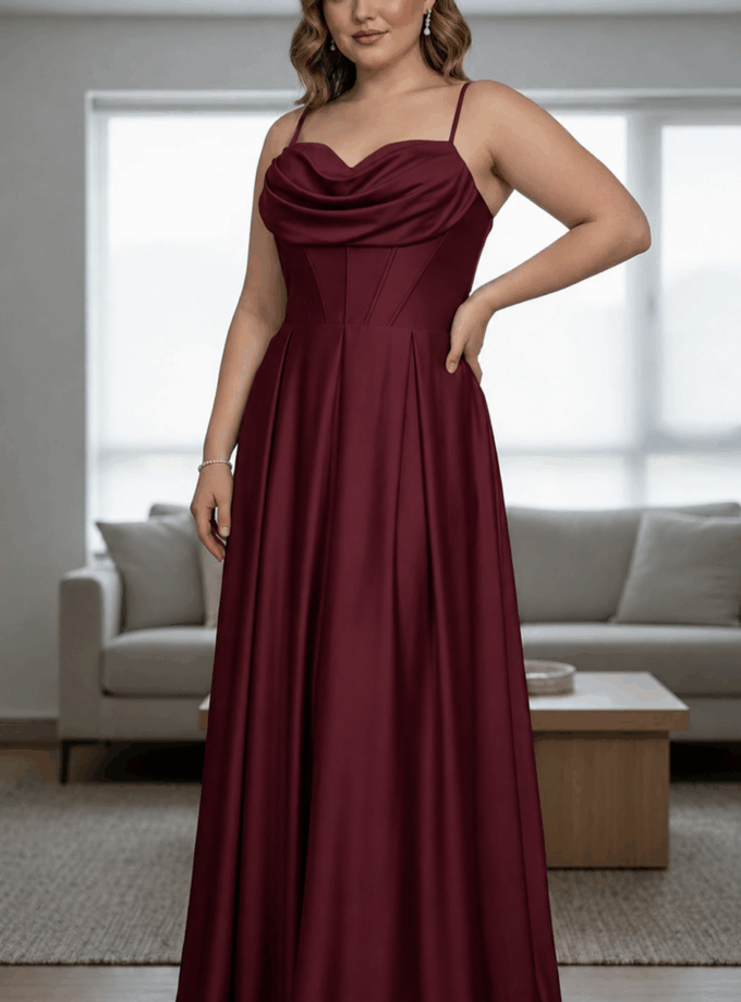 Vestido Seda Corsé Varillas Curvy