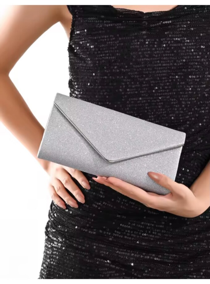 Bolso Brillo Solapa