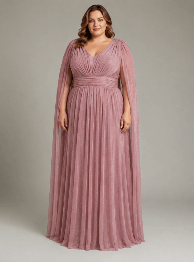 Vestido Tablas Brillo Curvy