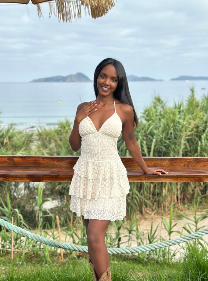 Vestido Sunset Corto Volantes