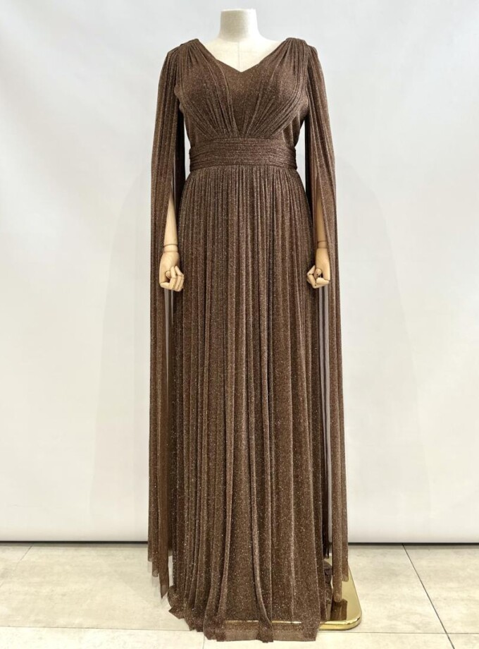 Vestido Tablas Brillo Curvy