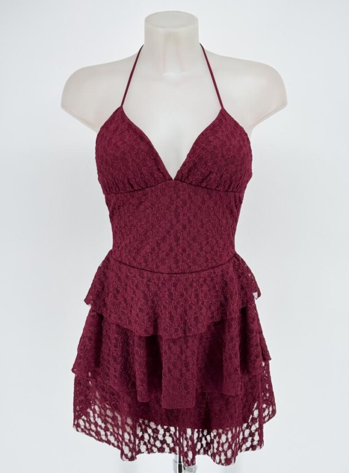 Vestido Sunset Corto Volantes