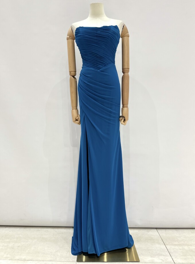 Vestido Sirena Tul Drapeado
