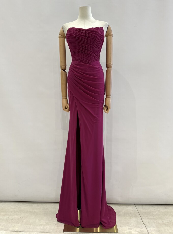 Vestido Sirena Tul Drapeado