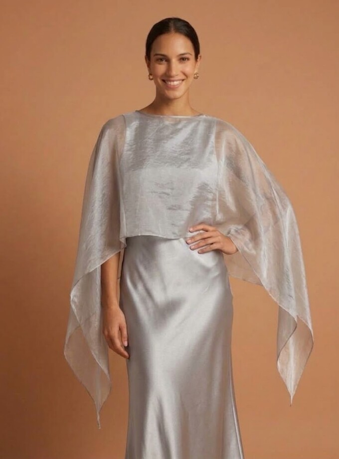 Capa Brillo Organza