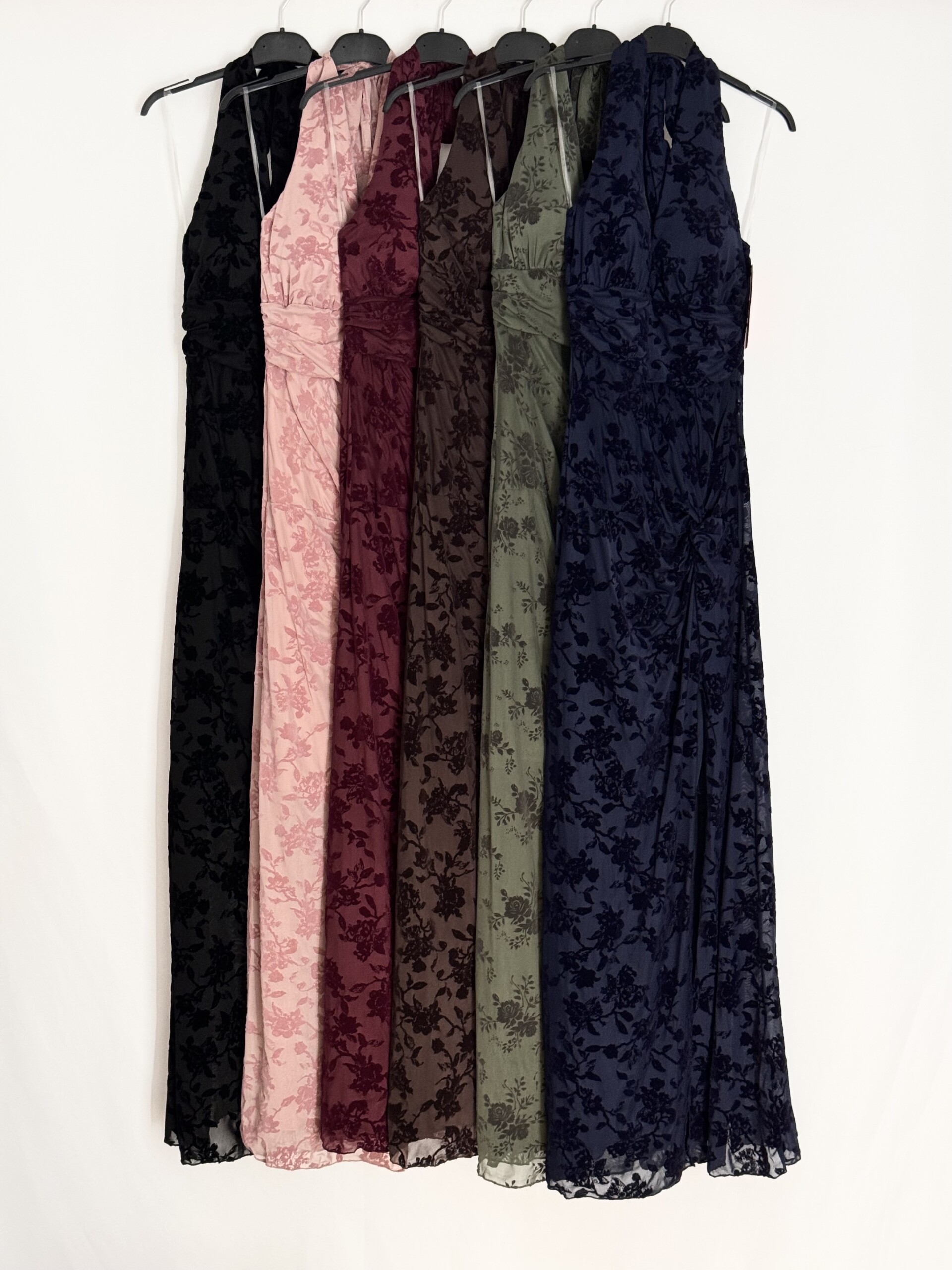 Vestido Estampado Terciopelo Nudo - Imagen 7