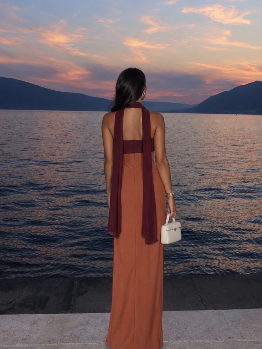 Vestido Bicolor Tirantes - Imagen 5