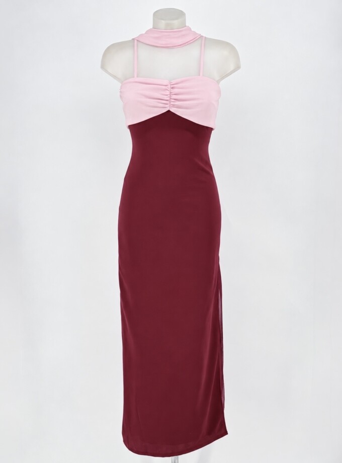 Vestido Bicolor Tirantes