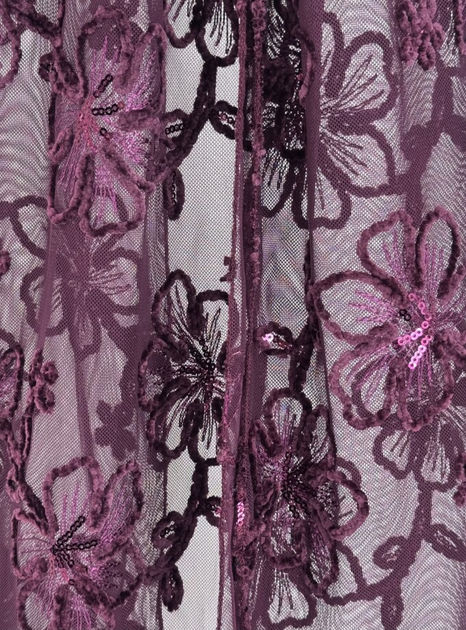 Pashmina Tul Bordado Flores