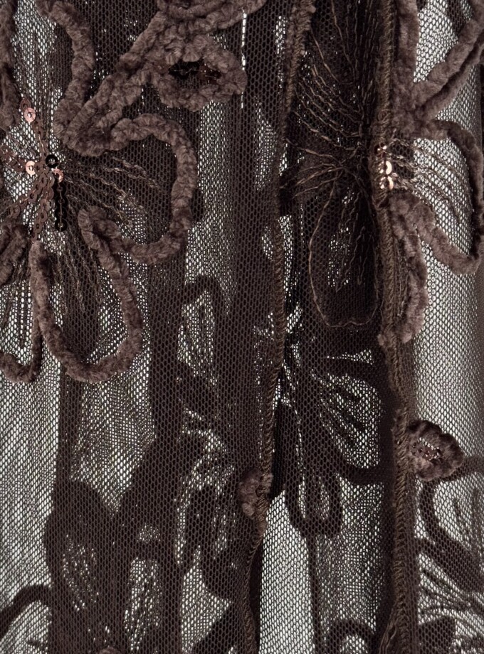 Pashmina Tul Bordado Flores