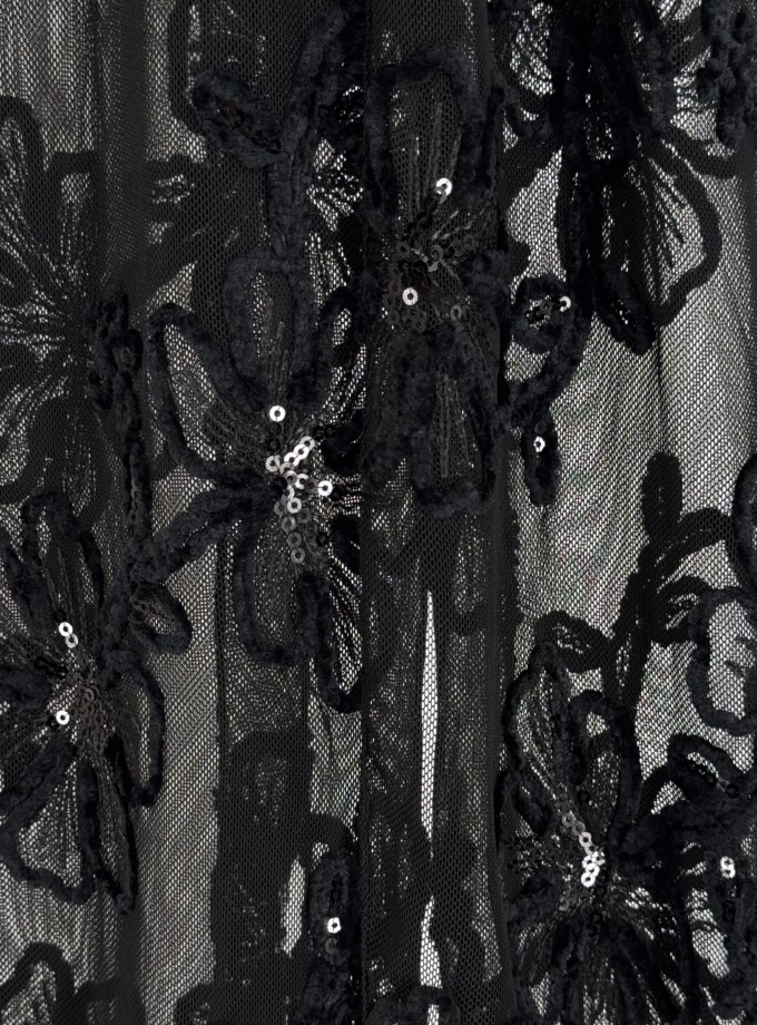 Pashmina Tul Bordado Flores