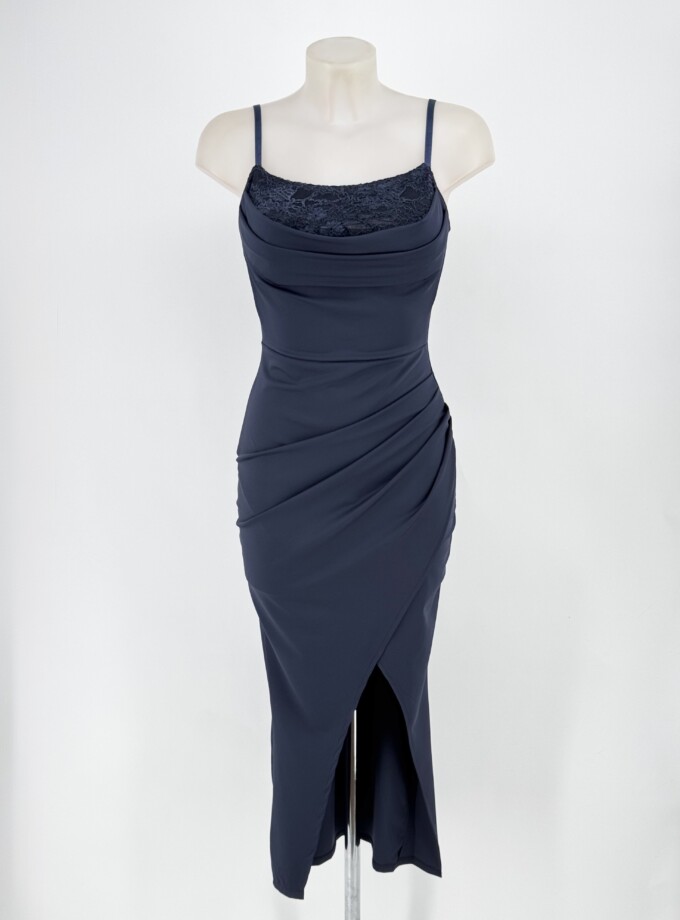 Vestido Pecho Encaje Midi