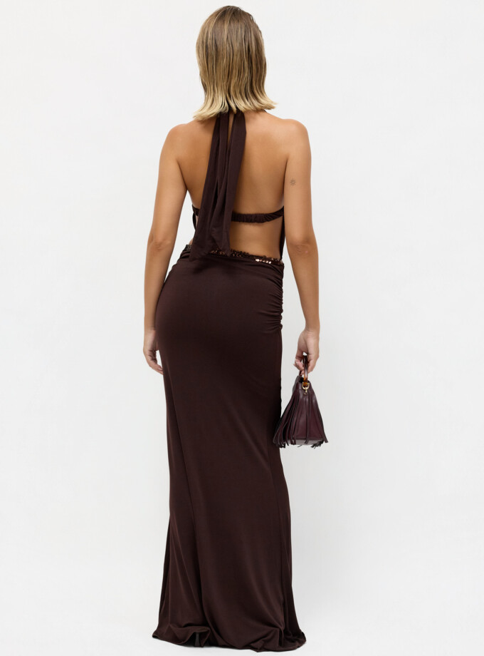 Vestido Doble Línea Lentejuelas