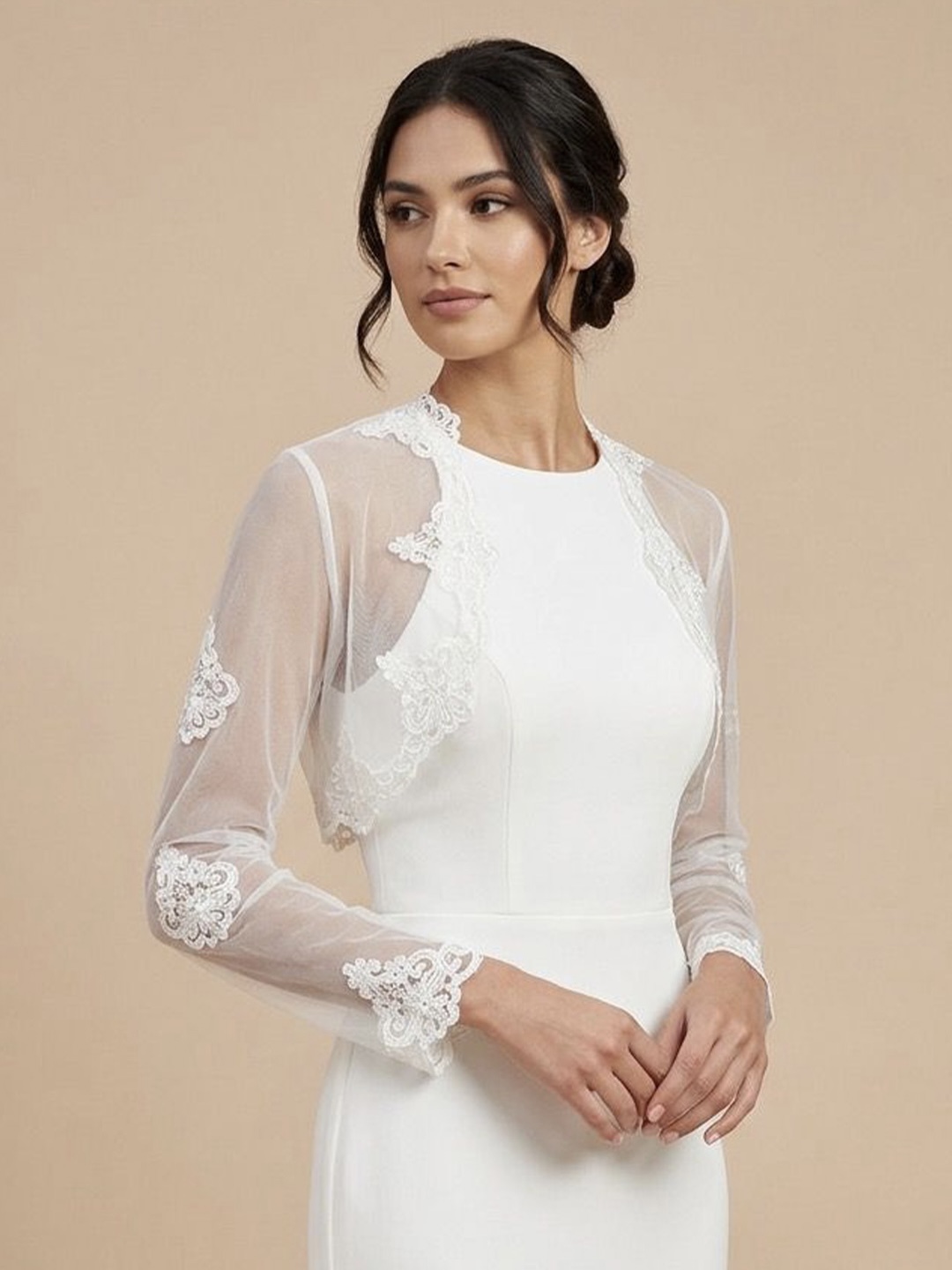 Chaqueta Novia Encaje