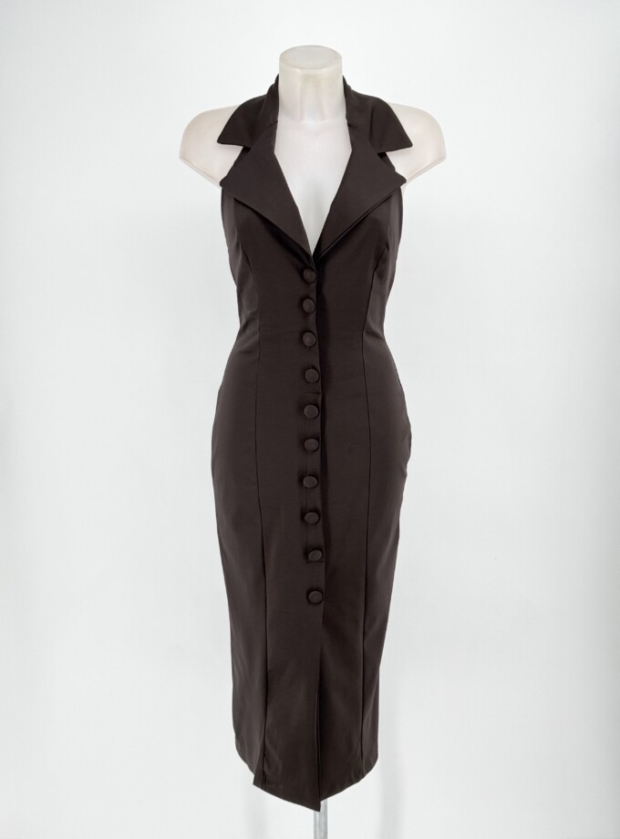 Vestido Smoking Botones