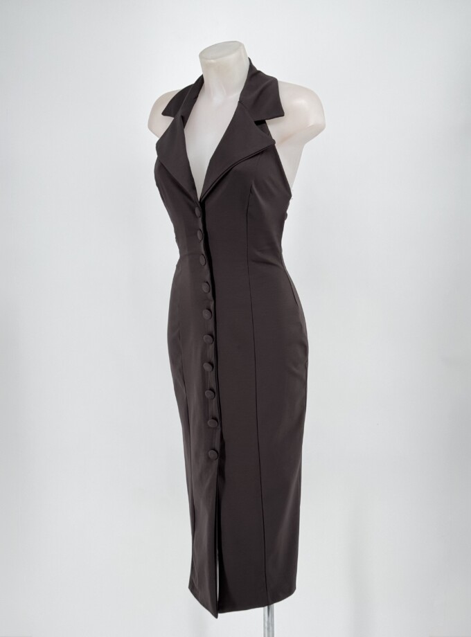 Vestido Smoking Botones