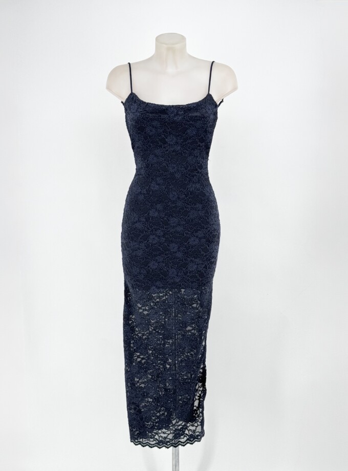 Vestido Sirena Encaje Espalda Uve
