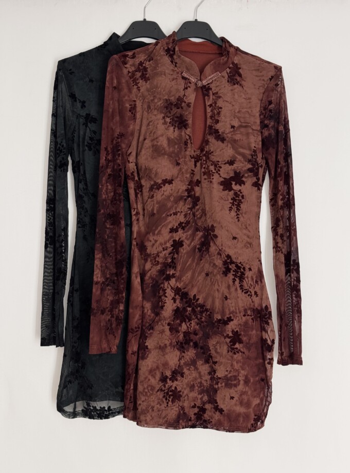 Vestido Qipao Mangas